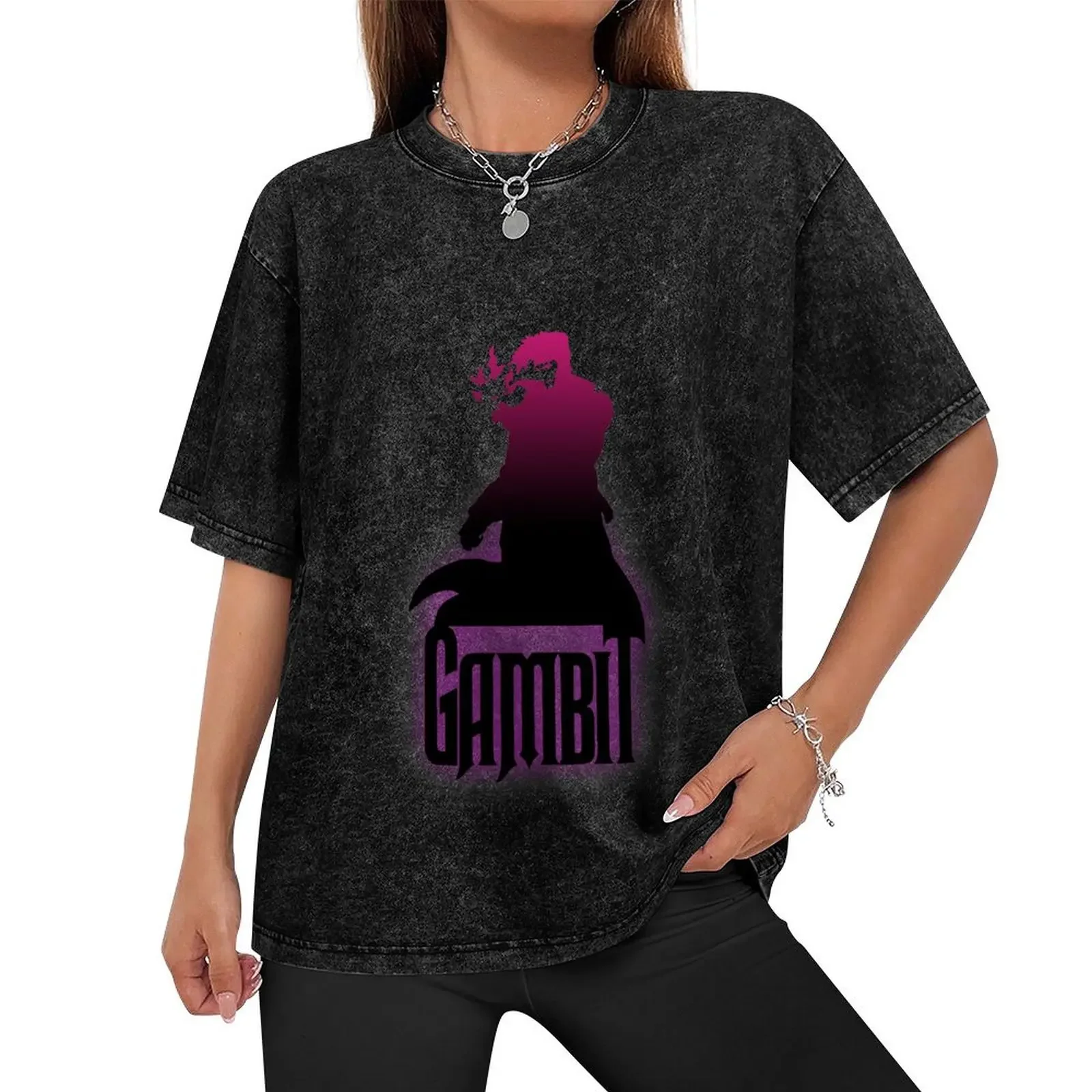 Gambit T-Shirt customs korean fashion cute clothes men clothing