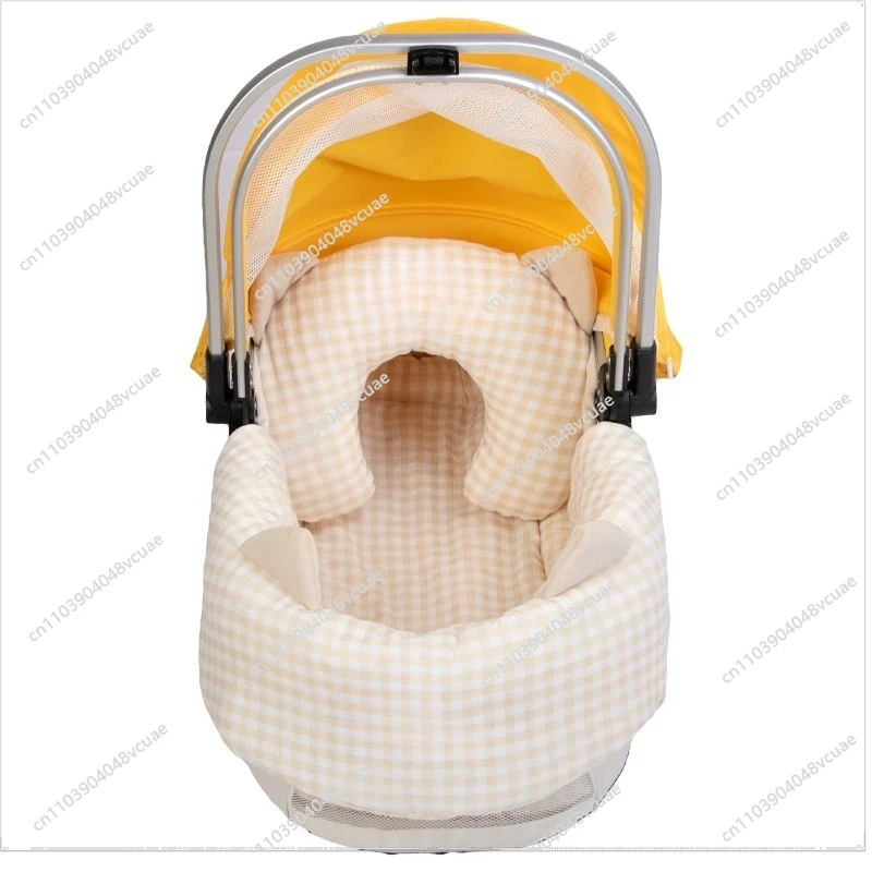 Pet Cart Inner Pad, Cat and Dog Cart Edge Anti-dirty Scarf, Soft, Comfortable and Comfortable Three-piece Set