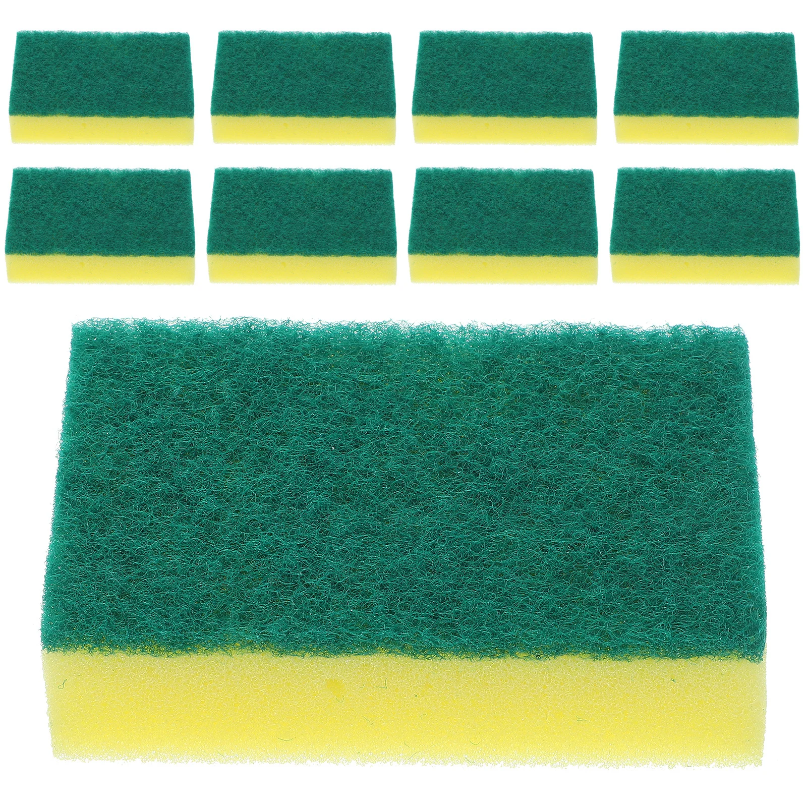 

20 Pcs Cleaning Sponge Washing Kitchen Dishwashing Brush Cleaner Sponges Counter Corundum Pads for Dishes