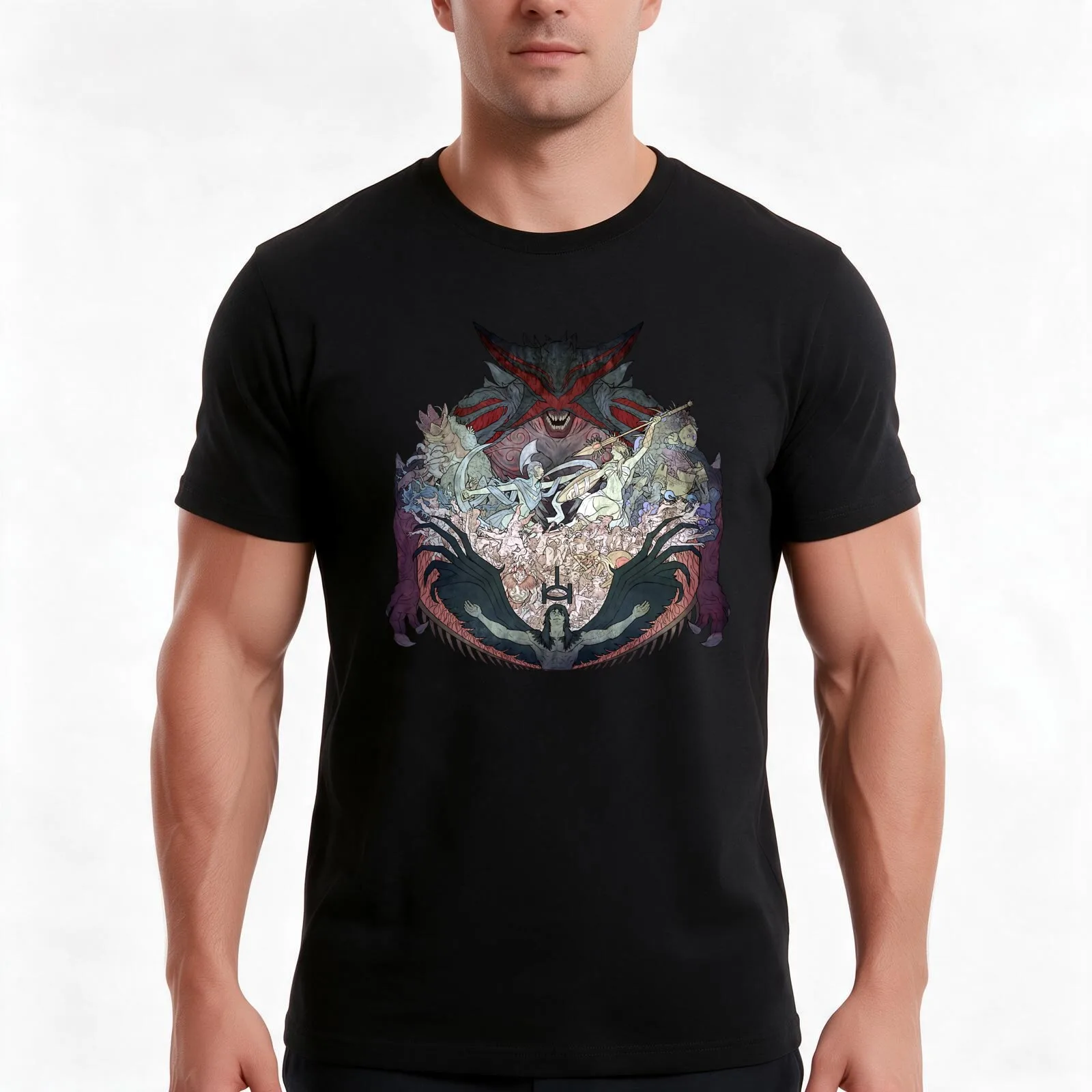 Pantheon Path of Exile 19 Unisex Or Women Vintage Retro T-Shirt, Summer Casual Cotton Tee, Oversized Streetwear Tops