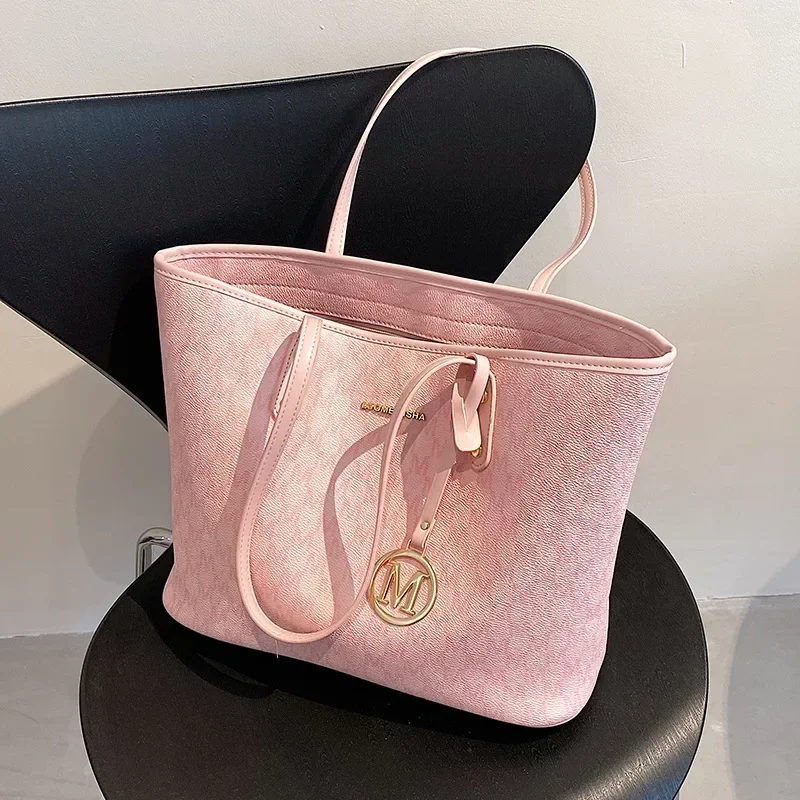 

2025 Spring Summer Women's Large Capacity Bag - New Fashion, Big Shoulder Bag, High-End Niche Versatile