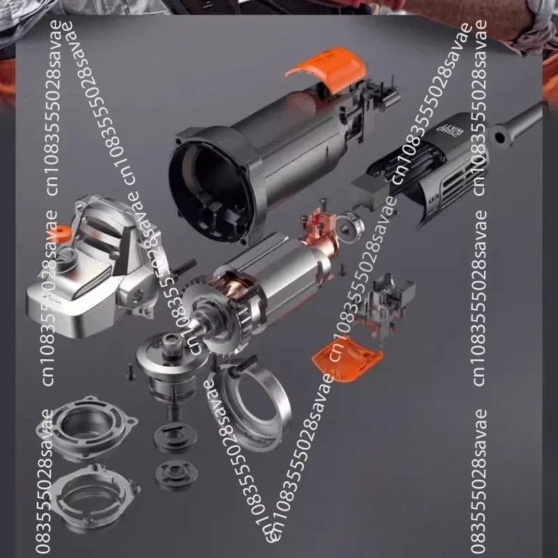 1600W Angle Grinder High Power Grinder Household Small Multifunctional Grinding And Cutting Machine