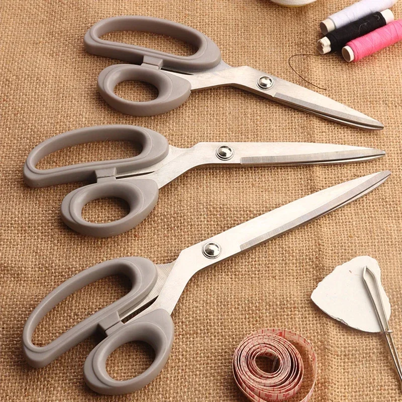 Black Gray Tailor Scissors Fabric Cutter Sewing Scissor Dressmakers Scissor Cross-stitch Embroidery Needlework Clothing Shears