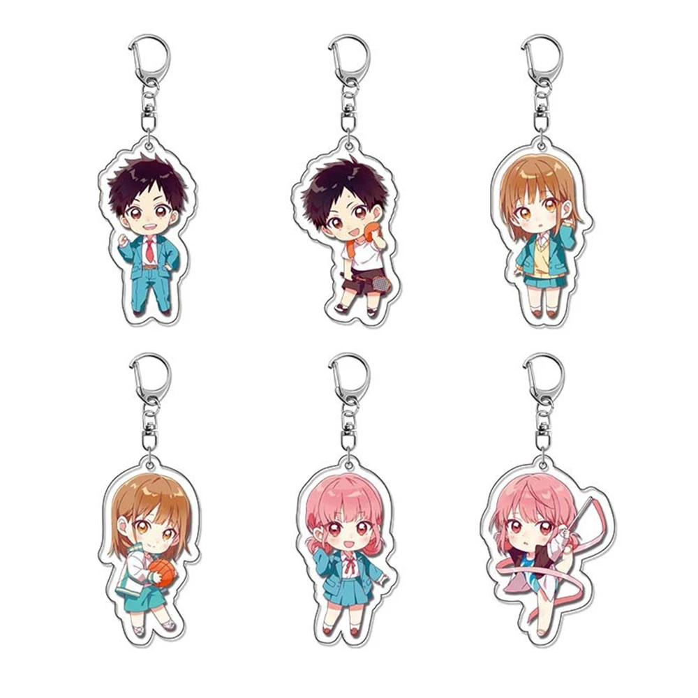 Game Blue Box Inomata Taiki Kano Chinatsu Chōno Hina Cosplay COSTUME Acrylic Key Chains Keyring Prop Xmas Gift