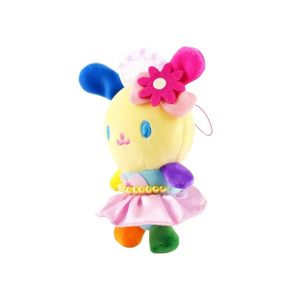 Japonais Sanrio Usahana Rainbow Park peluche poupée dessin animé créatif sac à dos pendentif douce fille porte-clés en peluche jouet cadeau d'anniversaire