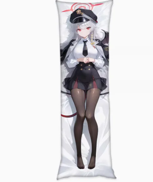 Anime Blue Archive KURODATE HARUNA Sexy Cartoon Dakimakura Hugging Body Pillow Case Otaku Pillowcase Cushion Cover Bedding HY