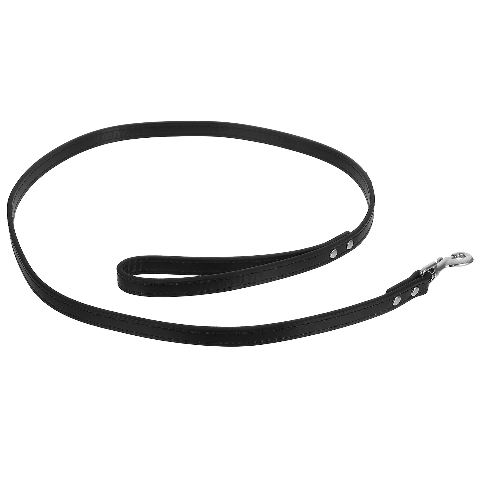 

PU Dog Leash Black Rhinestone Studded Hot-Fixed Craft Flexible Stylish Bling Walking Leash for Small Dogs Yorkshire