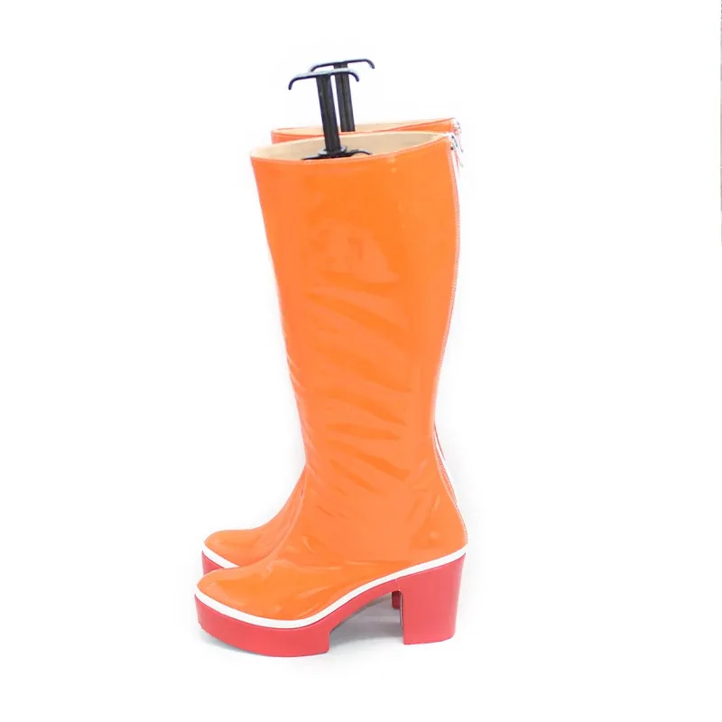 CyAnime Space Channel 5-Ulalas ataque cósmico figma Cosplay zapatos botas juego Anime Halloween Navidad Cosplay disfraz pelucas zapato
