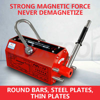 100KG-200KG Permanent Magnetic Lifter Pulling Capacity 2.5 Safety Factor Neodymium and Steel Lifting Magnet Lift Magnets