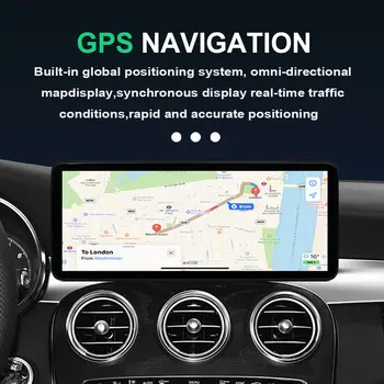 適用於賓士GLK X204(2008-2013)的Android 14觸控螢幕車用系統,支援無線CarPlay、車用收音機、視訊多媒體播放器、GPS導航、4G網路和WiFi。 8 最佳銷售 賓士GLK螢幕 - №4