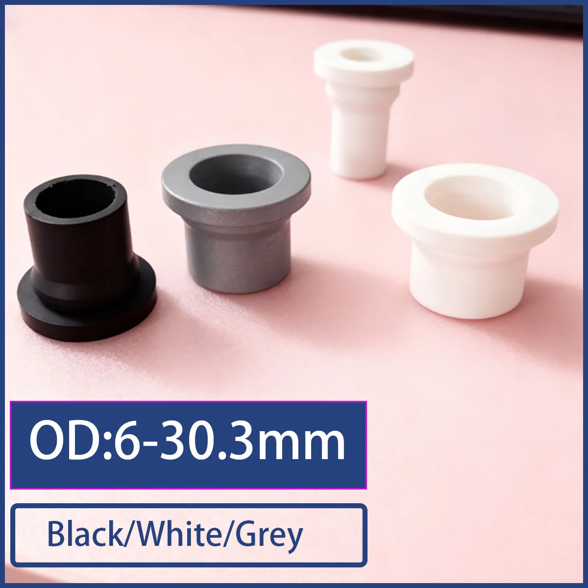 Special Shaped Silicone Wire Guard Snap On Through Hole Coil Guard Ring for Cable Protection