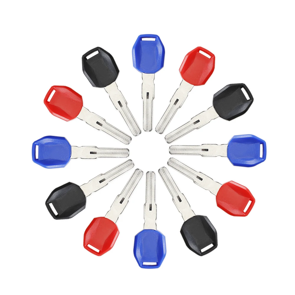 

3Pcs New Blank Key Motorcycle Replace Uncut Keys For KTM DUKE 1050 1190 1290 RC8R SUPER DUKE ADV Adventure Embry Uncut Blade