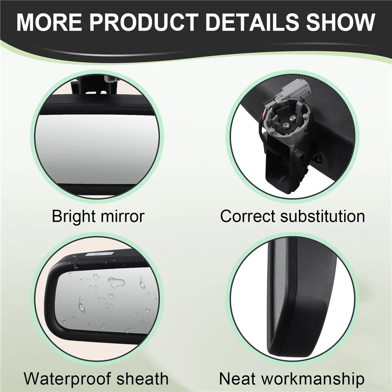 A99F-Car Interior Rearview Mirror W/Auto Dim Anti-Glare CU5A-17E678-BB For Ford Ranger Kuga Everest Escape 13-24 CU5A17E678BA view 6