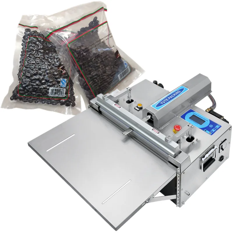 

Selladora Al Vacio Nozzle, Table Top Nitrogen Flush Vacuum Sealer 110V 220V, External Vacuum Packing Machines for Coffee Bags