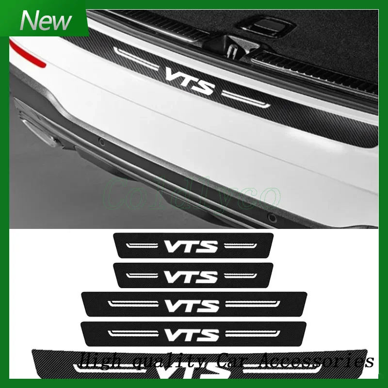 Car Door Sill Protector Threshold Sticker Rear Trunk Bumper Guard Decals for Citroen VTS 2021 2020 2019 2018 2017 2016 2015