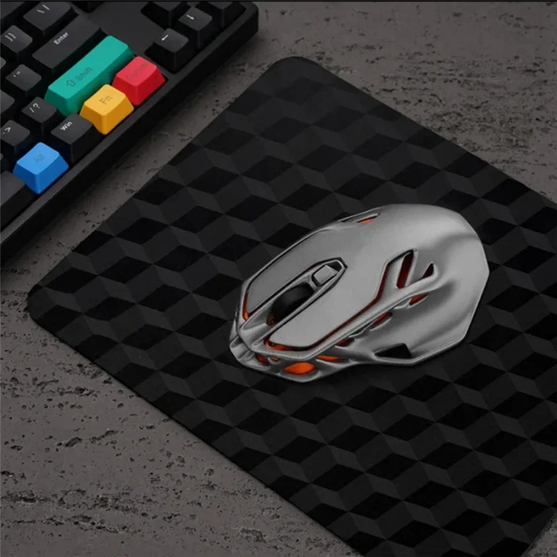 Nuevo-para laboratorio de bambú DIY Kit de ratón inalámbrico con impresión 3D modelo 002 componentes de ratón de ordenador con piezas de impresora y Hardware