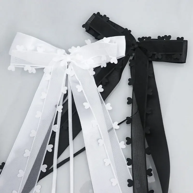 1pcs White Ribbon Bows Wedding Bowknots Ribbon DIY Gift Wrap Satin Ribbon Wedding Car Chair Vase Guest Favors Decoration