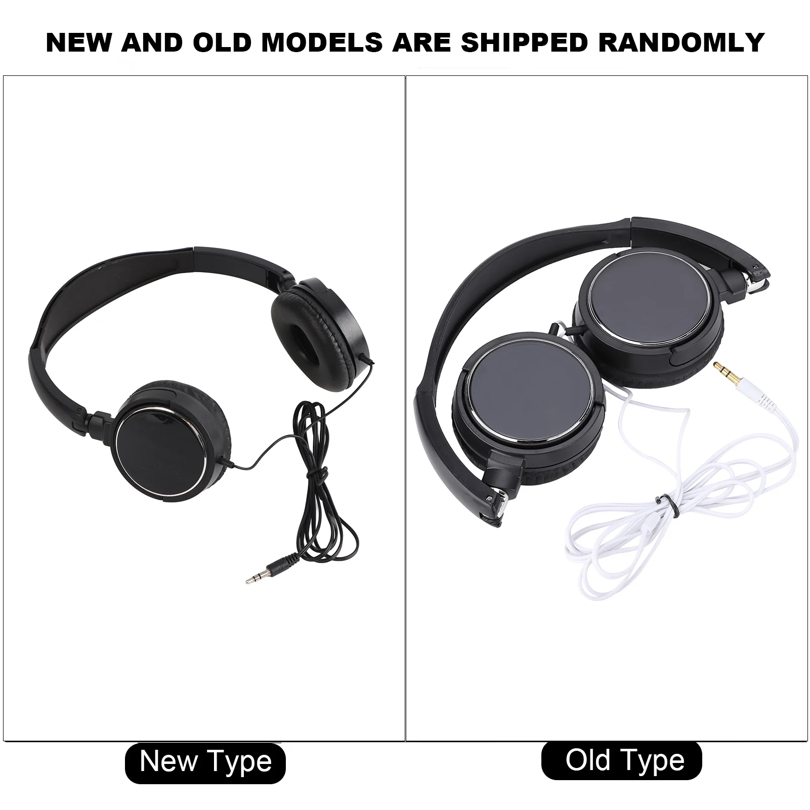 Studio Headphone Foldable Compact Wired Headset Stereo HiFi Music Headphone Headphone