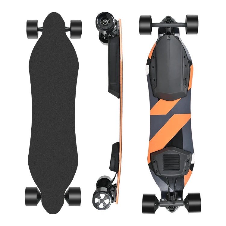 EU US warehouse Drop shipping fast delivery PU wheel e-skateboard with remote Professional City road electric skateboard