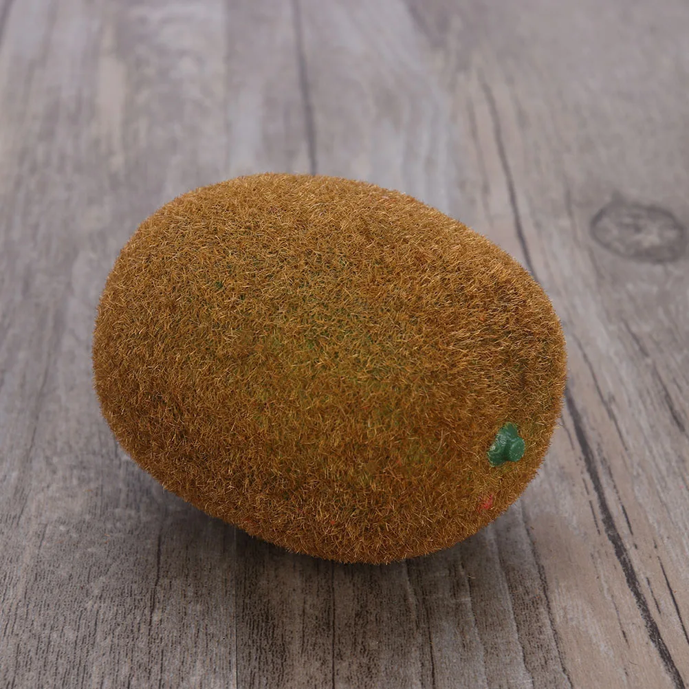 

4 Pcs Simulated Kiwi Decoration Realistic Fake Plastic Fruits Props Artificial Look Lifelike Vivid DailyDecoration Photography