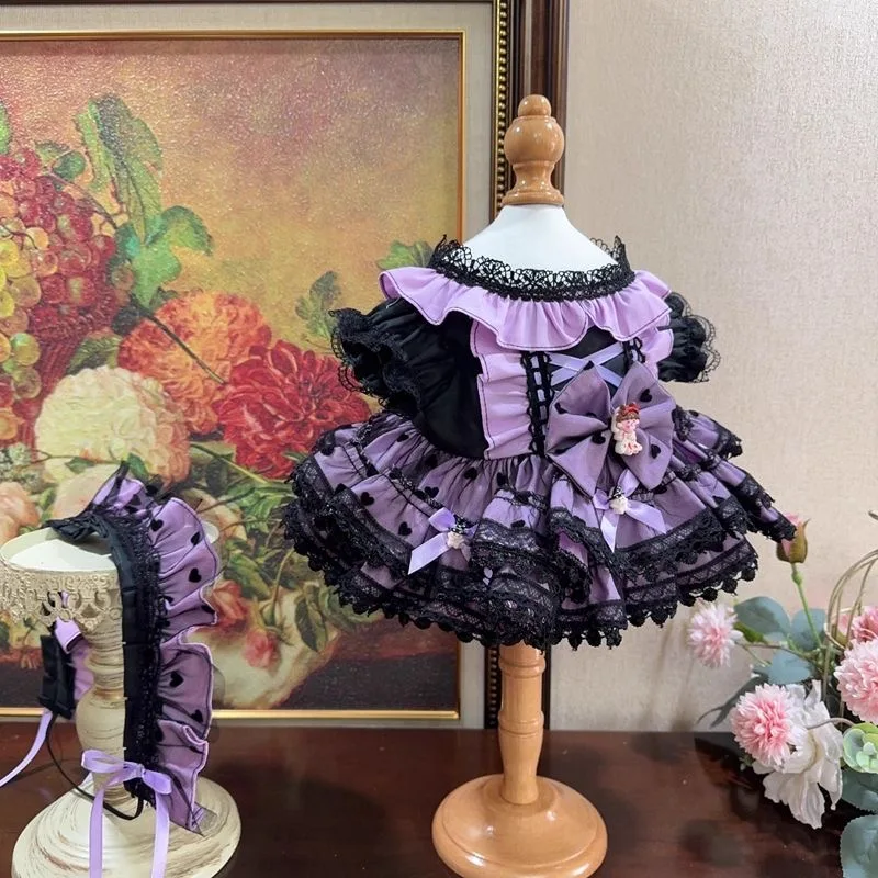 10 CM Katoenen Poppenkleertjes Lavendel stijl 20 CM 15 CM 40 CM Katoenen Pop Rok, 50-55 cm Reborn Poppenkleertjes Gratis Verzending