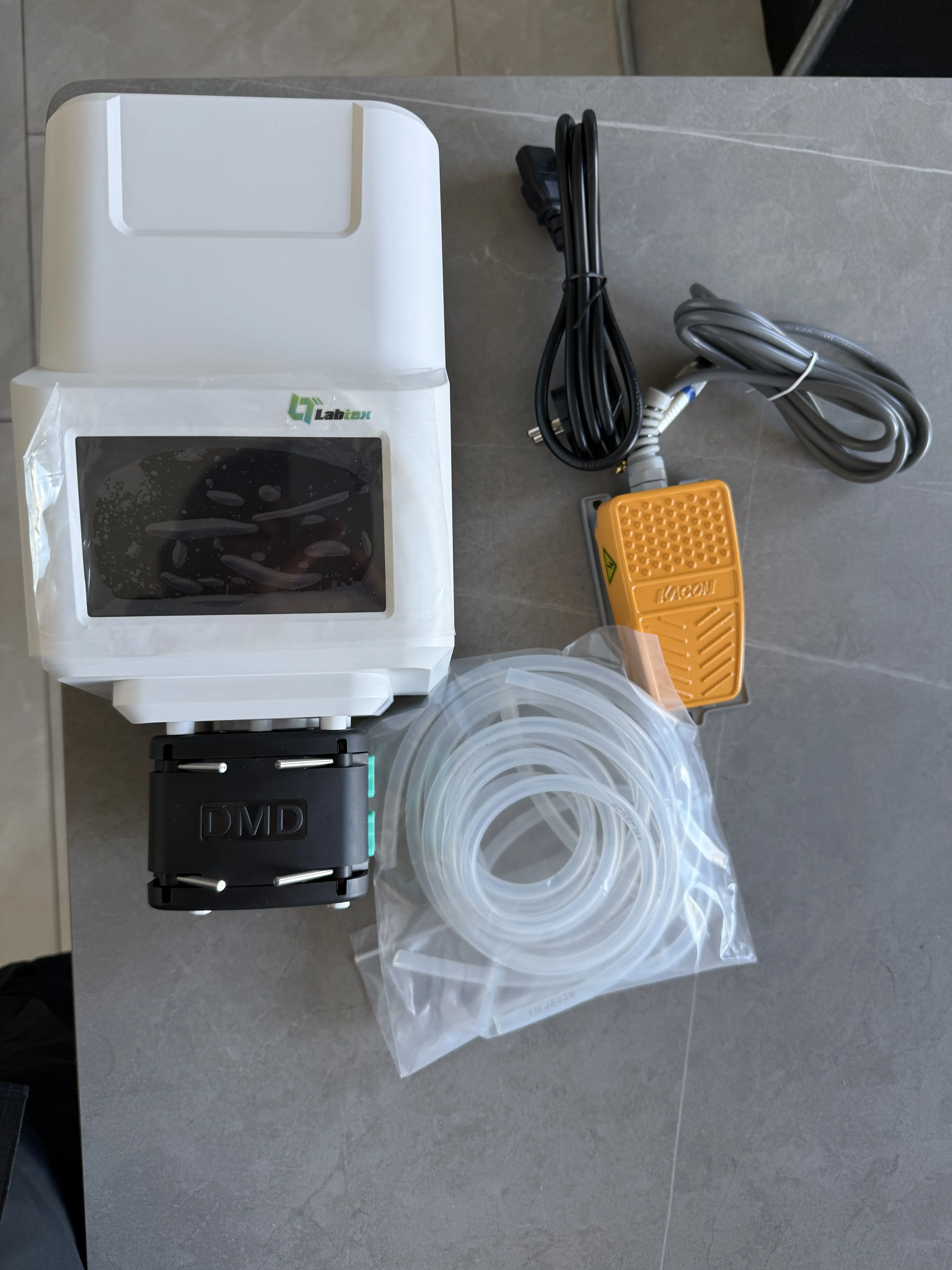 LABTEX Peristaltic Pump Set with Hose Tube Lab Automatic Easy Use Filling Cosmetics Perfume Touch Screen Interface 0.1-600rpm