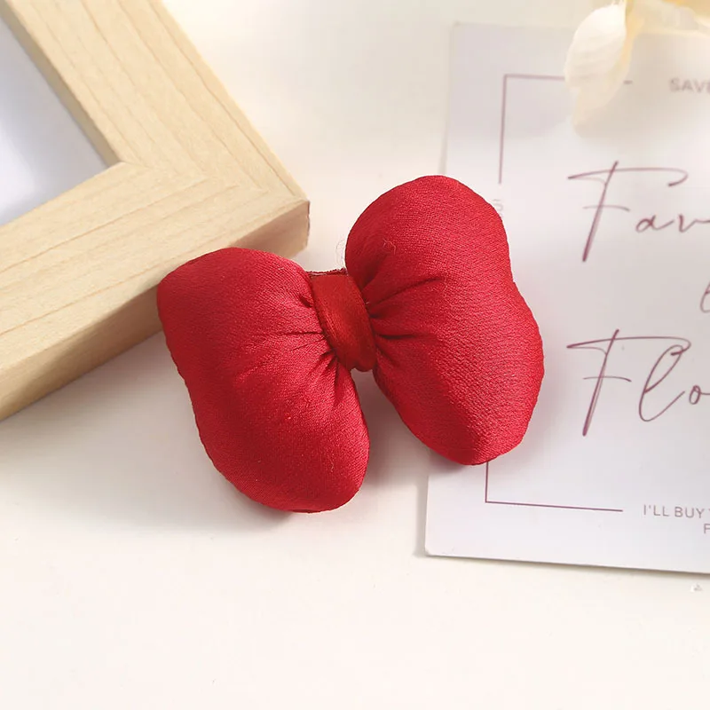 Dahong نسيج السنة الجديدة منقوشة مملوءة بالقطن القوس DIY أغطية الرأس الملابس والاكسسوارات #4