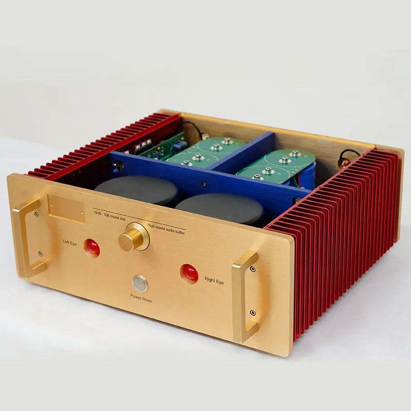 Terminado hi-end casa amplificador de áudio 200w * 2 consulte o circuito suíço dartzeel NHB-108 power amp