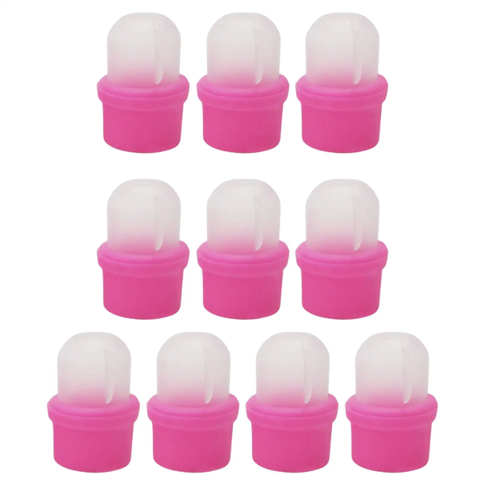 Nail Art Fingernail Removal Soak Off Clips Professional Reusable Plastic Polish Remover Tool for Cleaning Gel and Acrylic Nails
