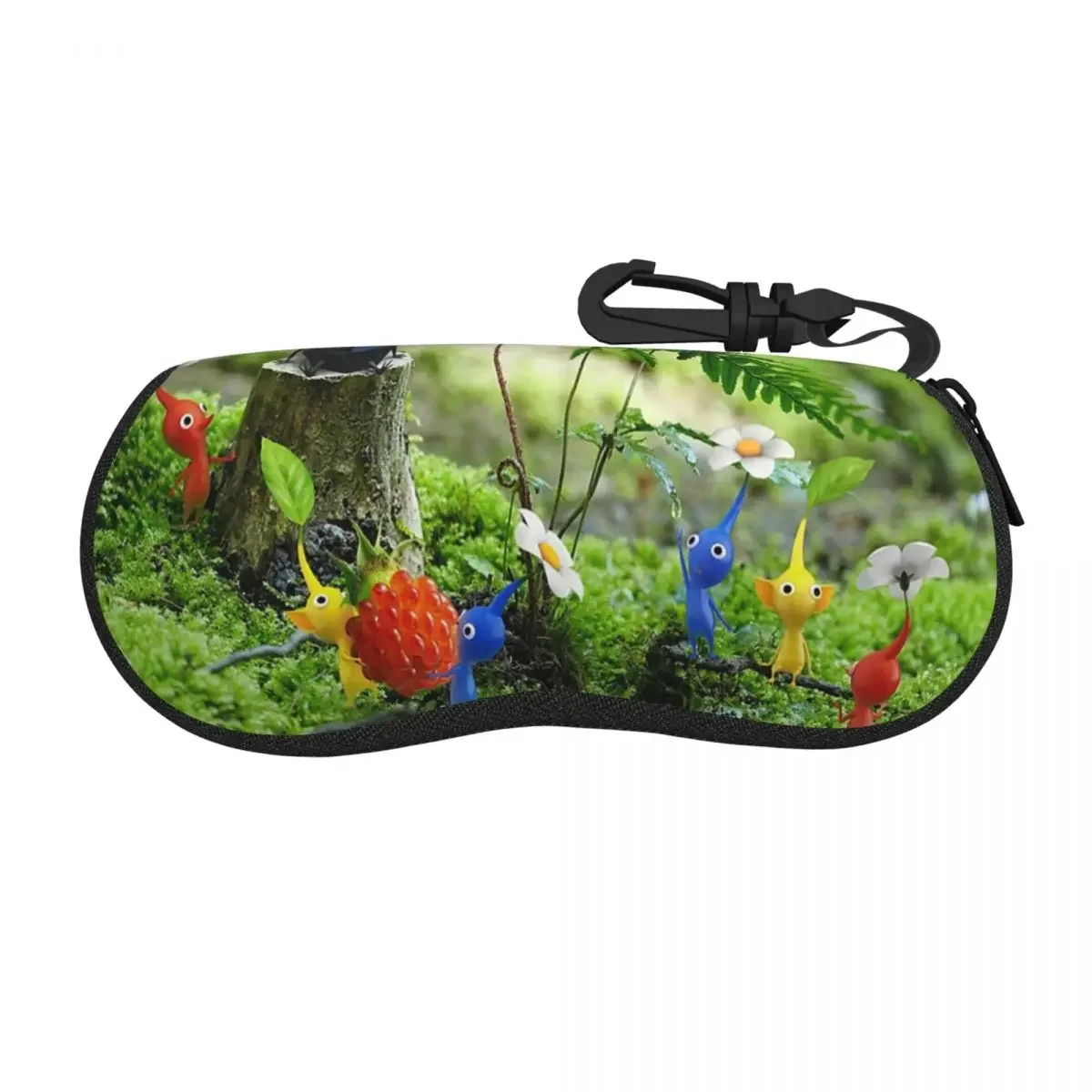 Pikmin 4 Shell Glasses Case Protective Sunglasses Box Women Men Soft Eyeglasses Bag Pouch