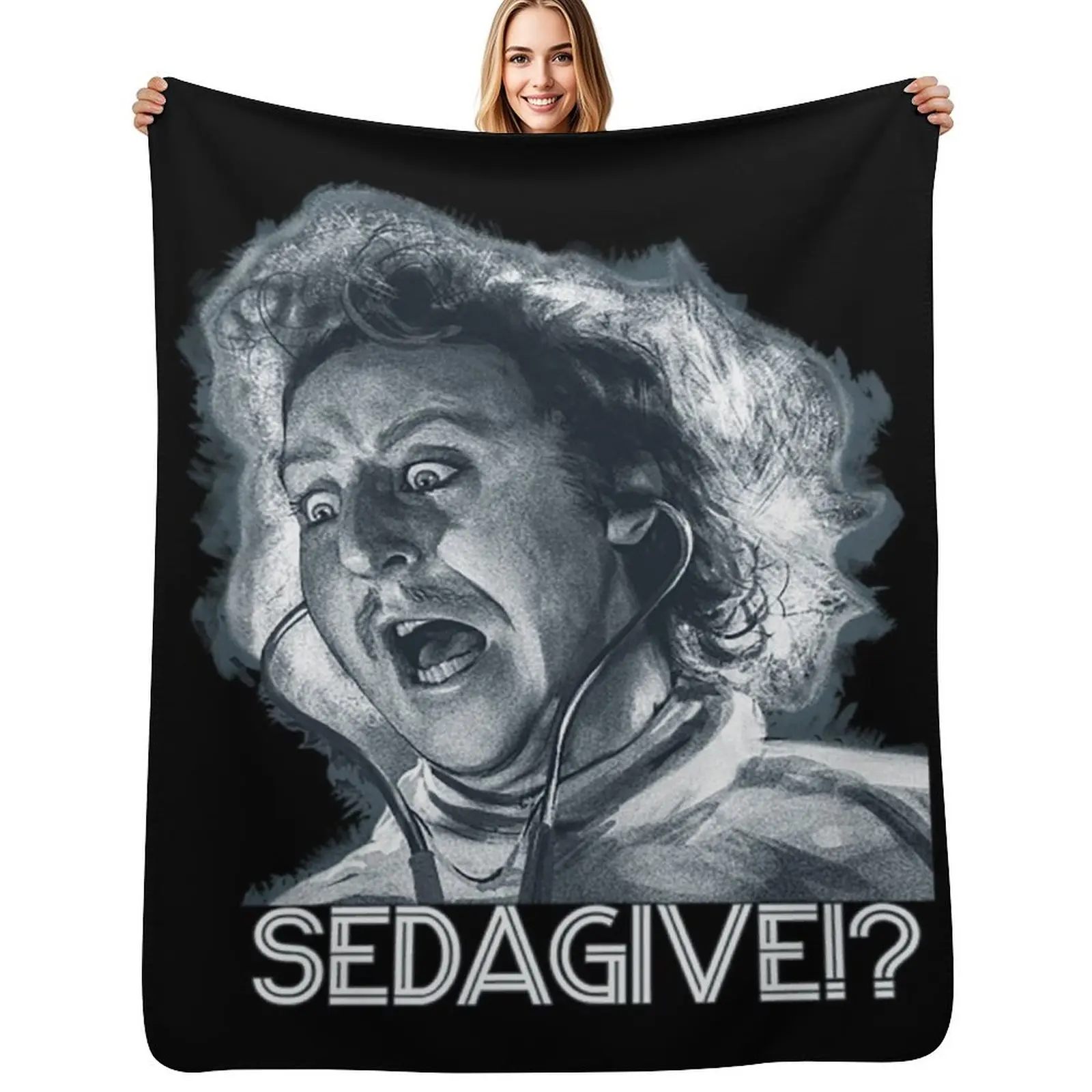 

Young Frankenstein T-ShirtSedagive! Throw Blanket manga halloween Sleeping Bag Moving Blankets
