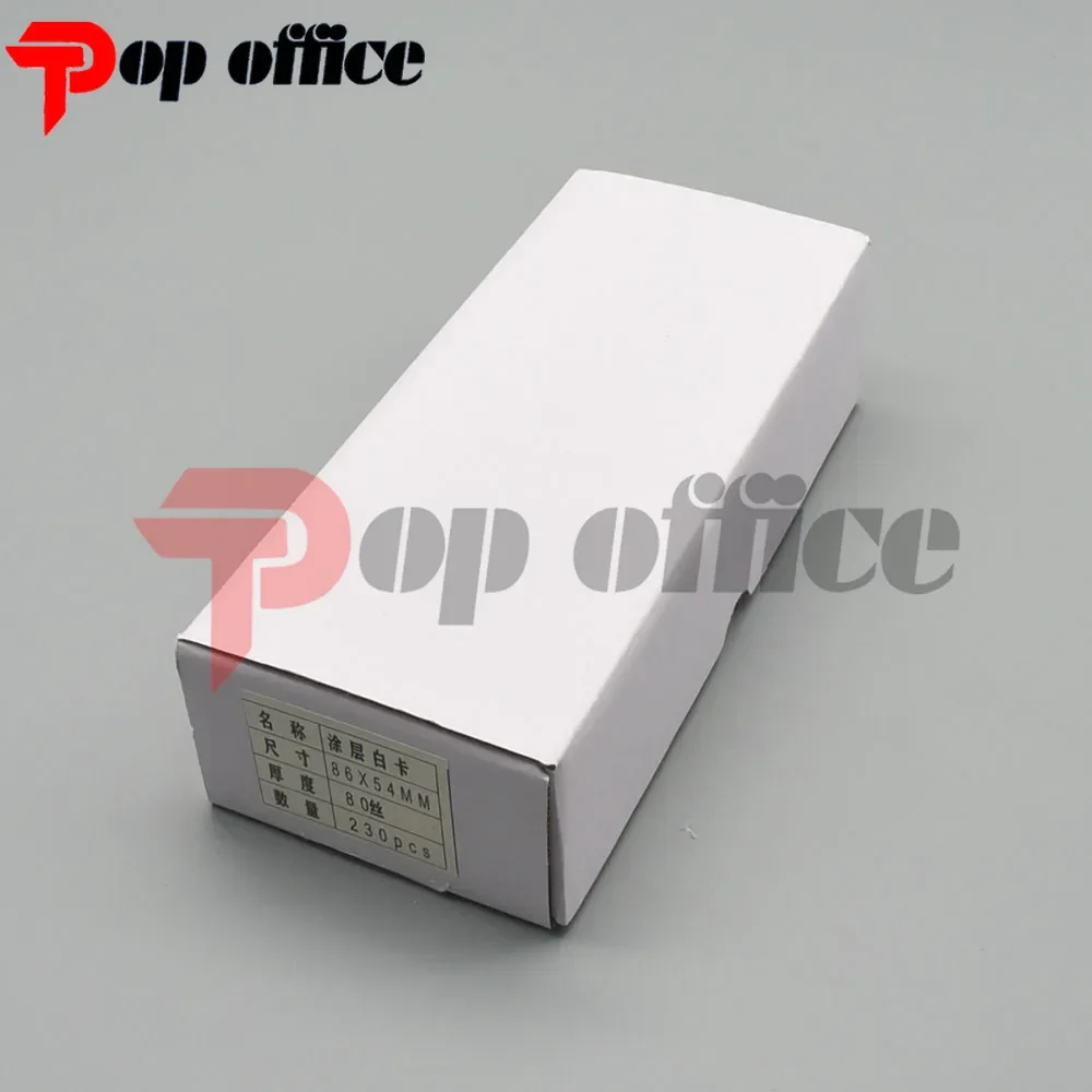 230pcs White Blank inkjet printable PVC Card Waterproof plastic ID Card business card no chip is used for Epson is used for Cano