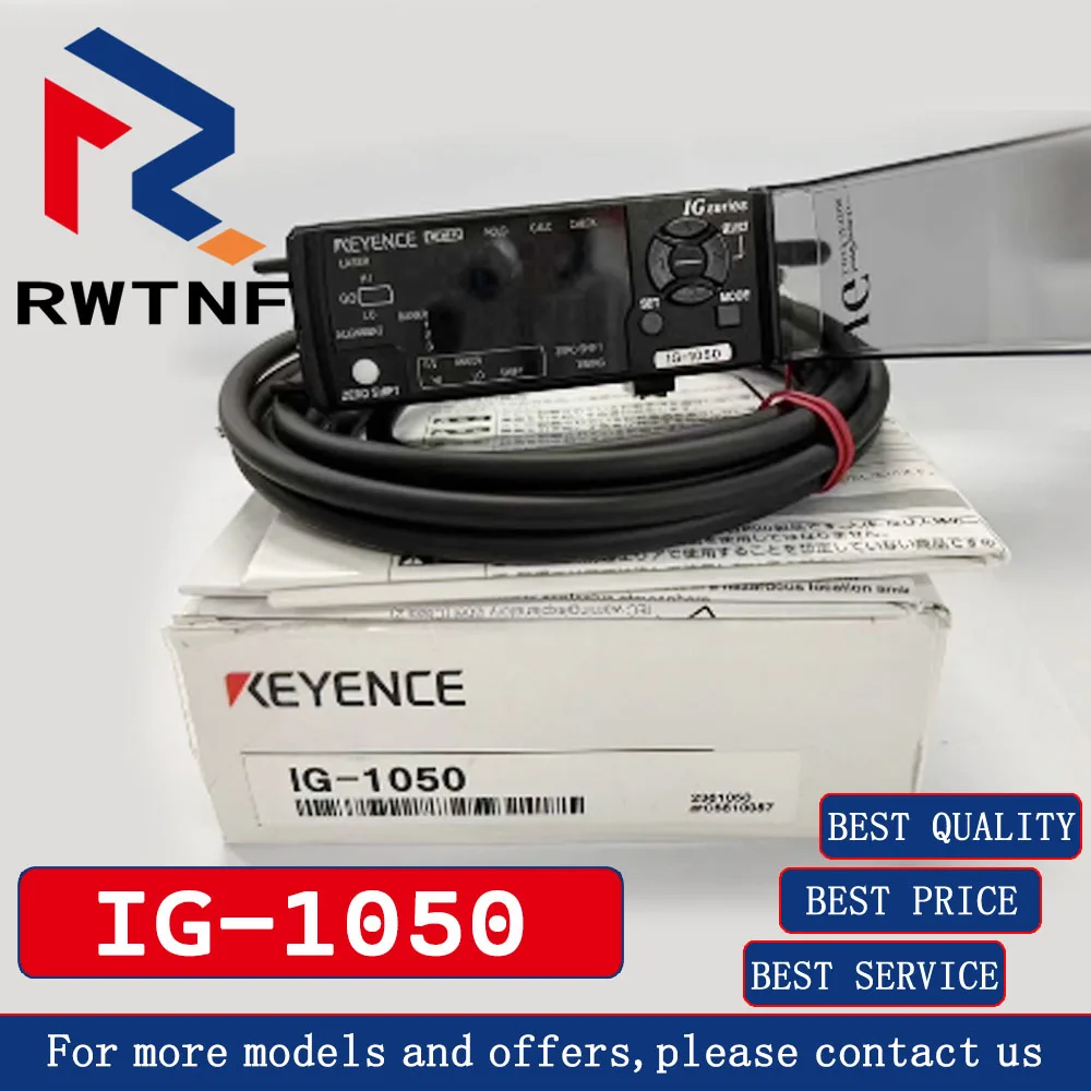 Brand New Genuine IG-1050 KEYENCE amplifier unit DIN rail type multifunctional CCD laser micrometer, in stock
