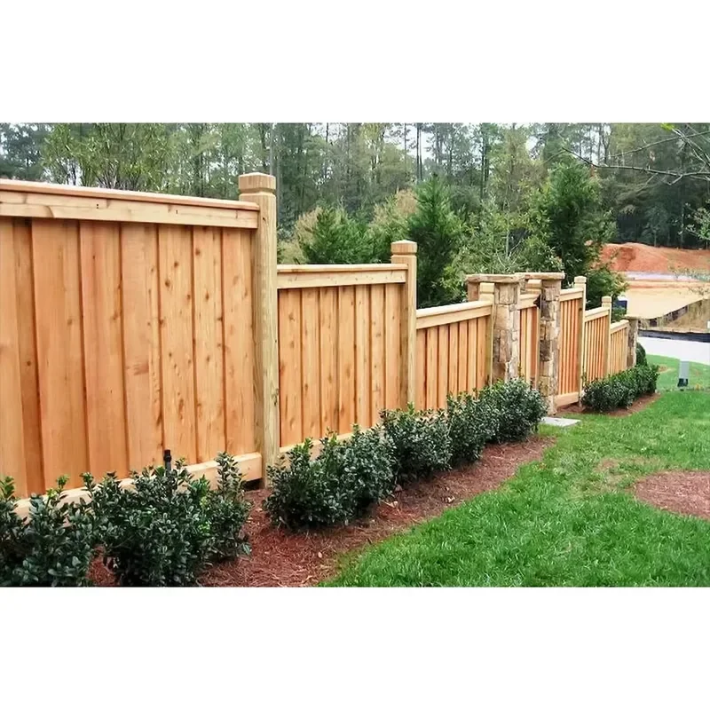 Georgia Wood Garden Patio Fence with Durable Solid Wood Construction and Customizable Designs for Long-lasting Garden