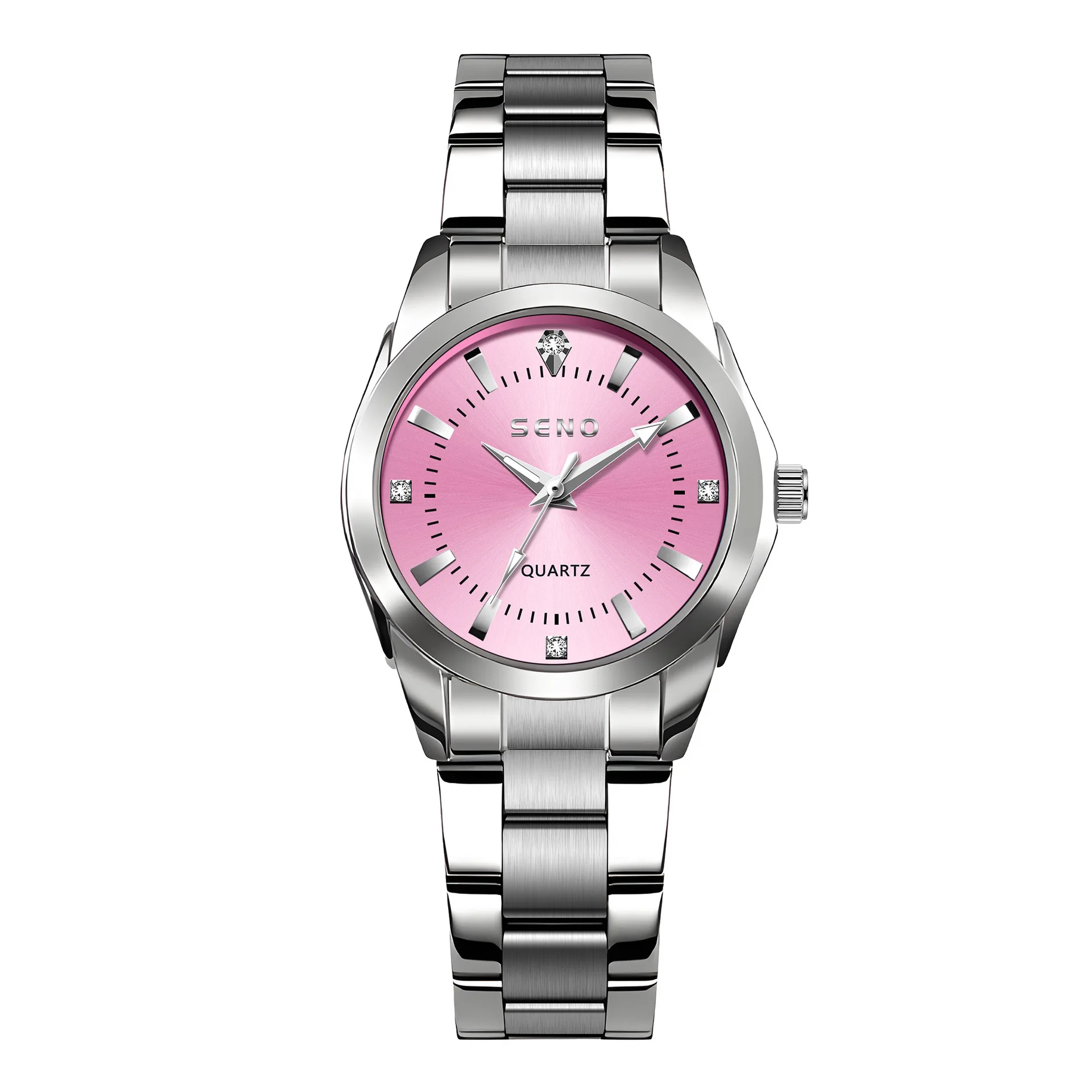 Mayzhisu senhoras relógio feminino luz de luxo retro feminino quartzo relógio de pulso à prova dwaterproof água negócios feminino aço inoxidável