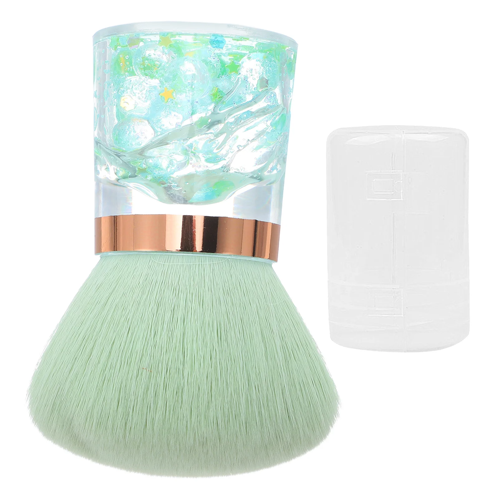 ネイルダストブラシ花の形のソフトパウダーリムーバーマニキュアダストクリーニングポータブルネイルダスターツールアクリル Uv ジェル