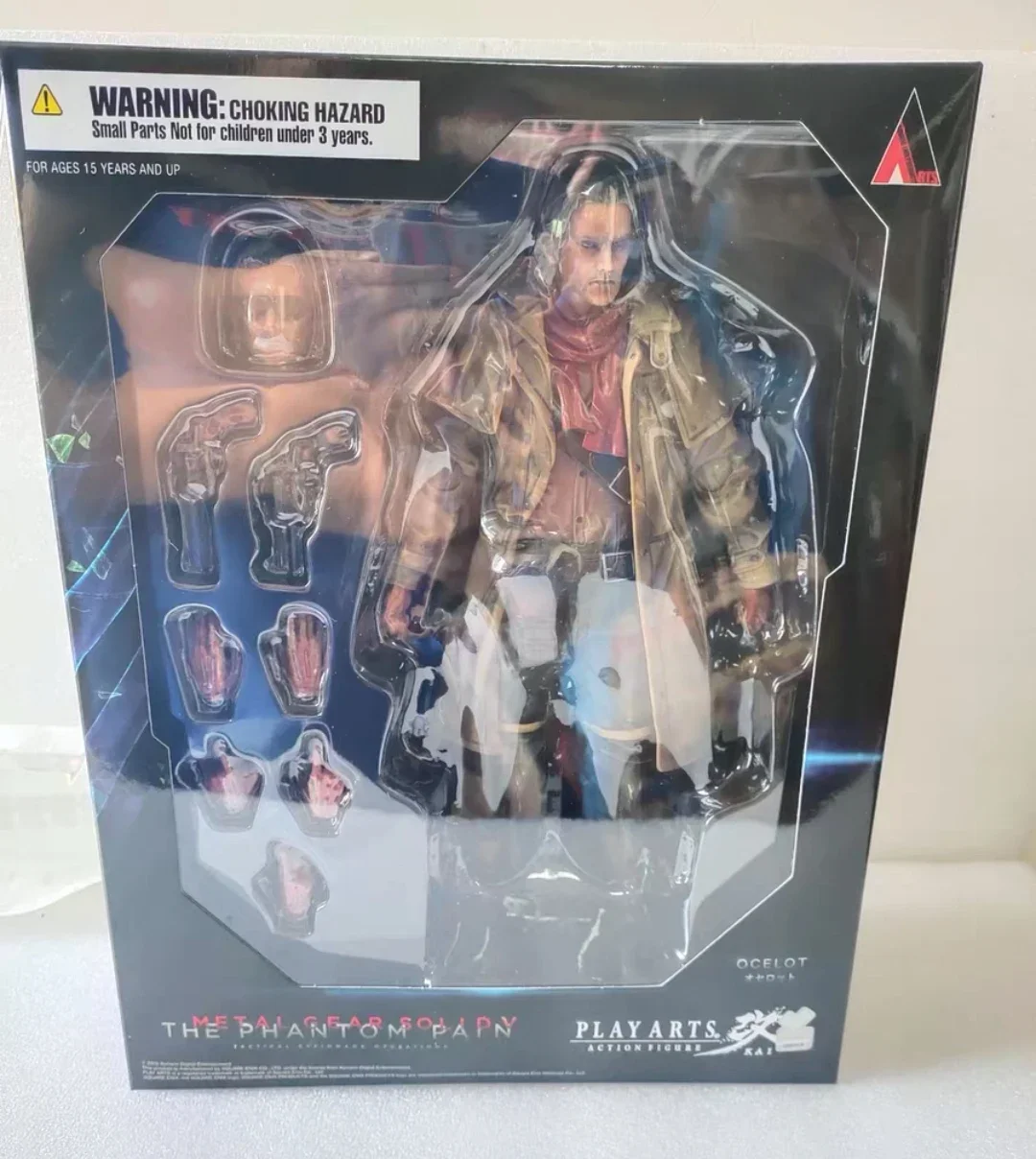 Original Brand New Play Arts Kai Metal Gear Solid V The Phantom Pain Revolver Ocelot Action Fiqure Model Statue Collectible