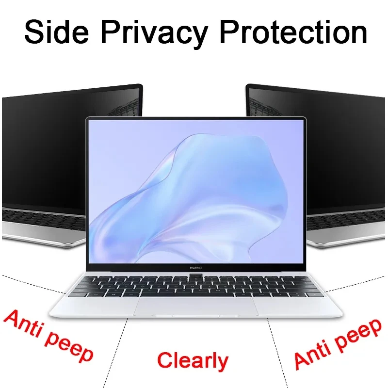 Privacy Protection Film For Huawei MateBook D14 D15 X Pro 14.2 MagicBook Pro 16.1 13 14 15.6 Inch Anti-peep/spy Screen Protector