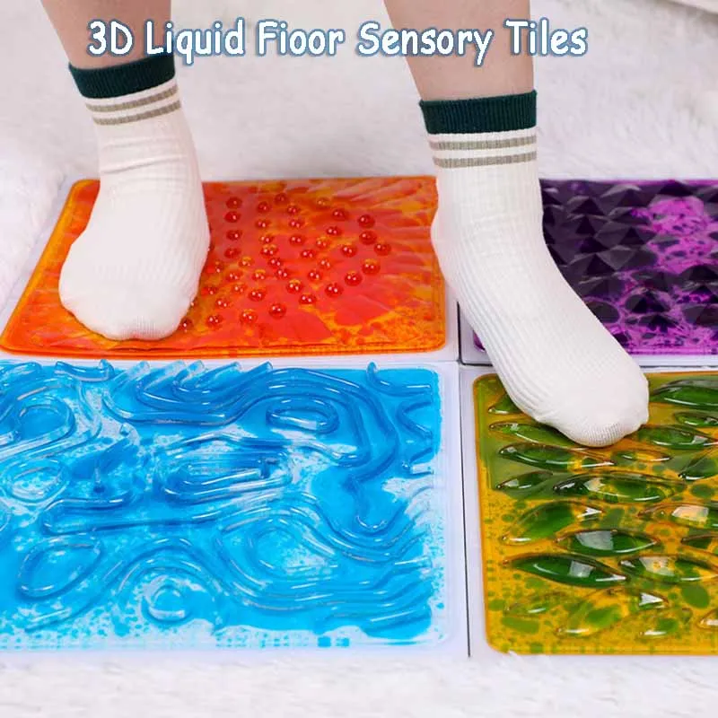 طفل يخطو الحجر التوازن التكامل الحسي لعبة مونتيسوري السائل اللمس الزحف الحصير Parish نشط لعبة معدات التوحد