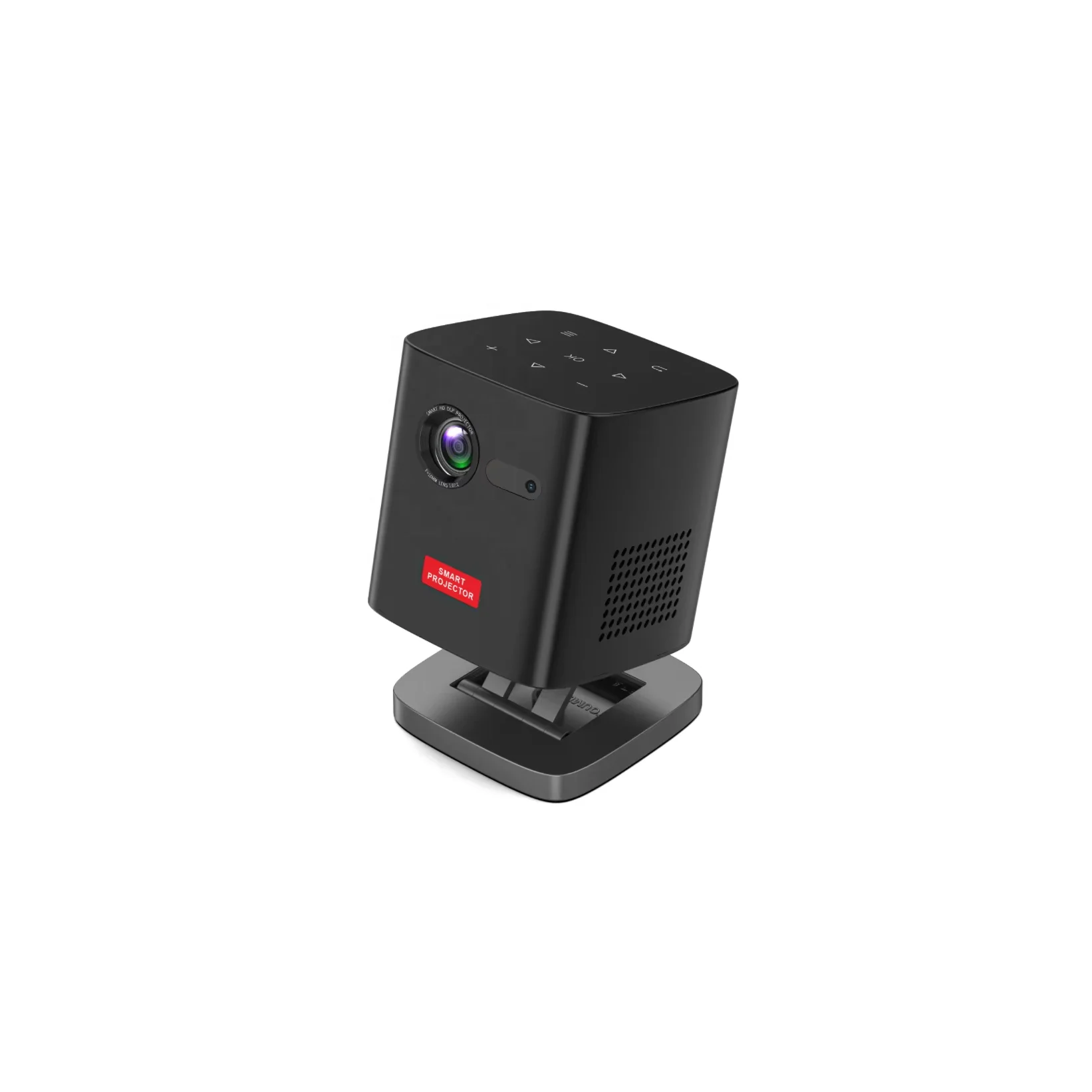 2026 New Trend HD Mini Handheld DLP Smart Android 9 System 2+32G 180ANSI Lumens Short Throw WiFi 6 Portable Mini Stand Projector