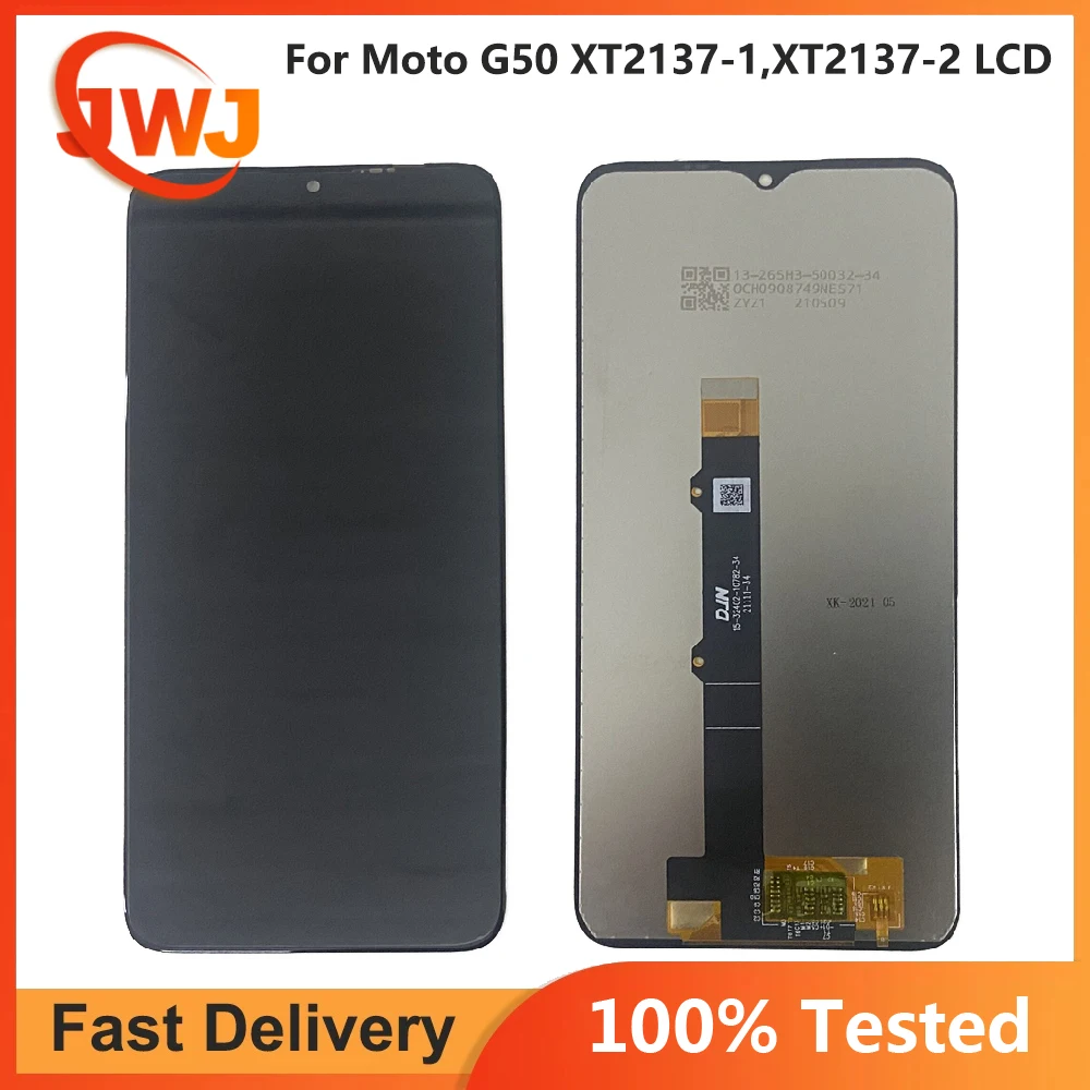 

Original New Tested 6.5"For Motorola Moto G50 Lcd Screen Display Touch Digitizer Assembly For Moto G50 LCD XT2137-1 XT2137-2