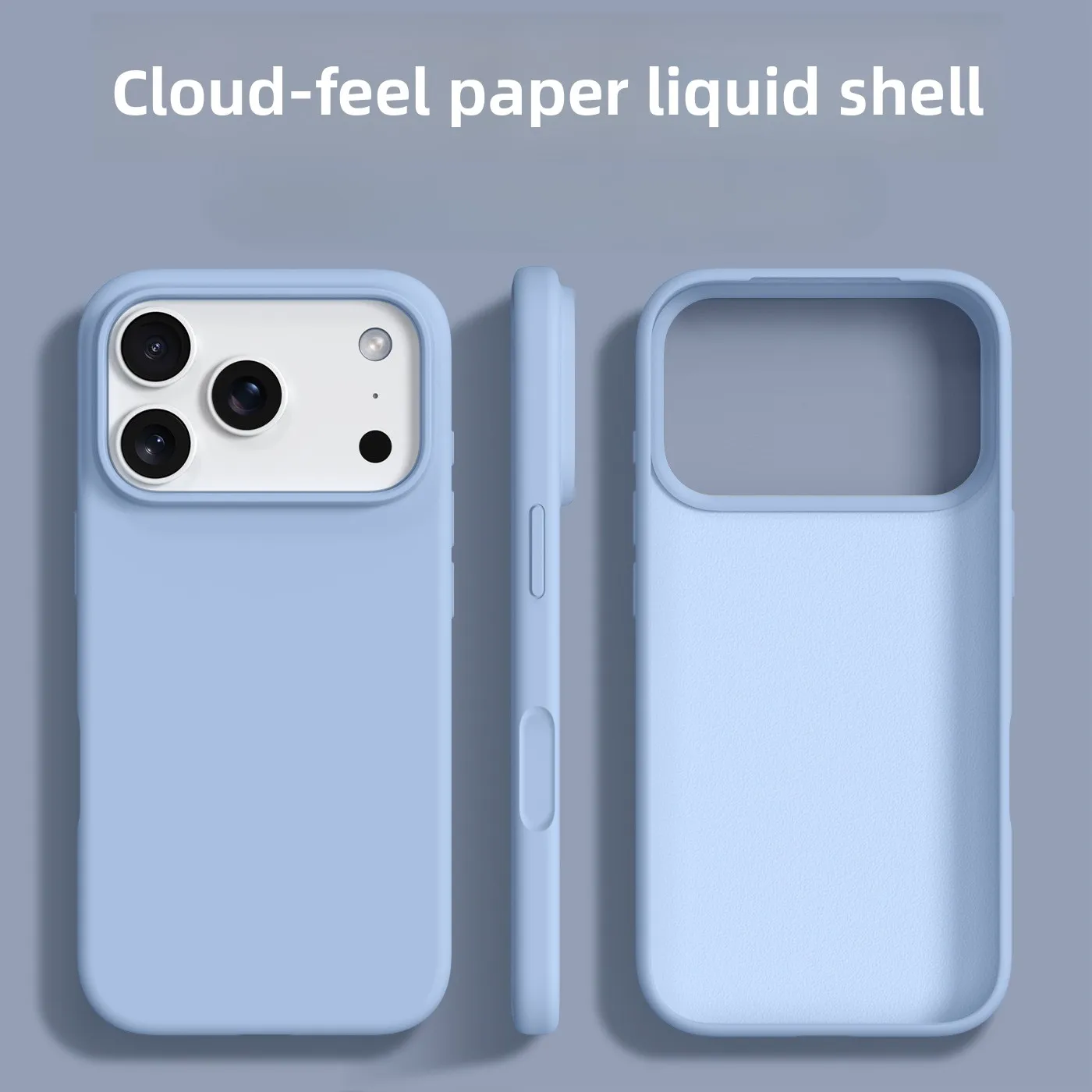 Flüssige Silikon-Handyhülle, weiche Stoßstangenschutzhülle für Apple IPhone Air 16E, 16, 15, 14, 13, 17 Pro Max, Funda-Hüllen