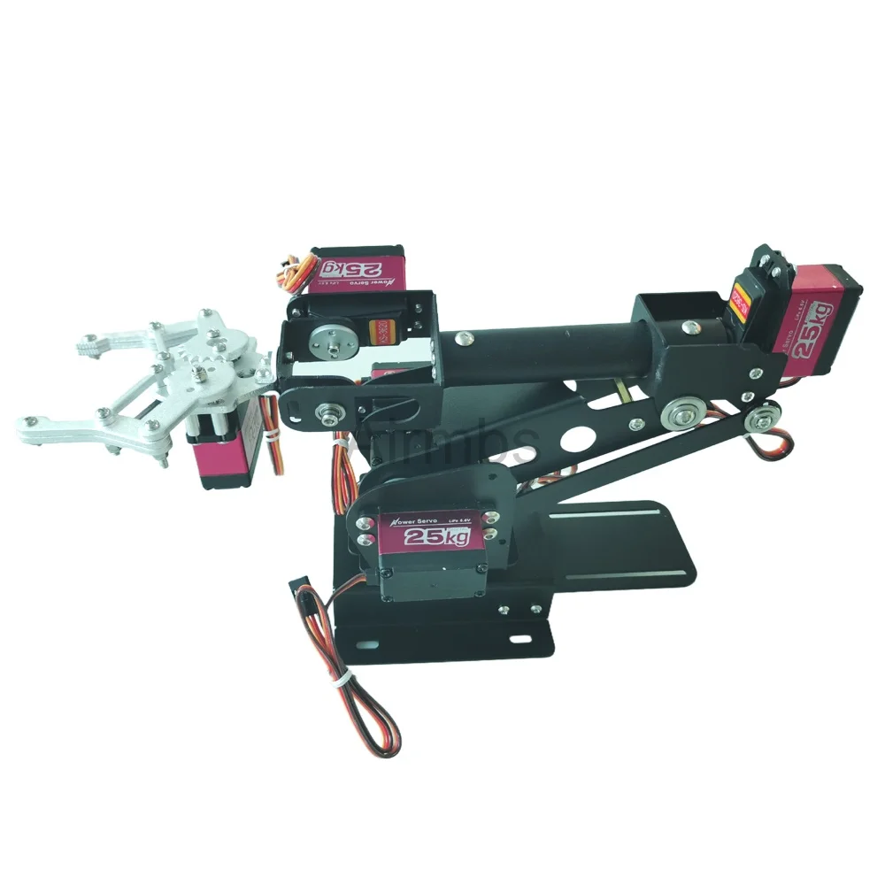 Assembled Arduino 6 DOF Robot Arm Manipulator Mechanical Claw with 25KG Digital Servo Motors DIY Multi Robotics Toy