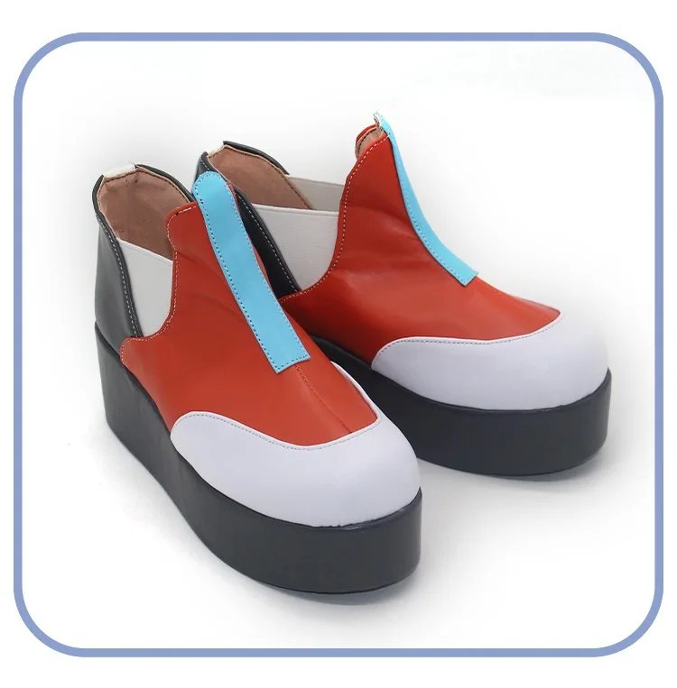 ضبابي تأثيري أحذية بو أحذية من الجلد أنيمي اكسسوارات تأثيري الدعائم هالوين كرنفال الأحذية مخصص