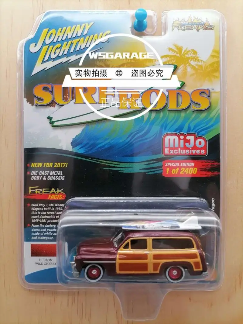 Johnny Lightning 1:64 ford bronco olds vista cruiser mercury woody wagon Surf & Rods limited diecast car model gifts