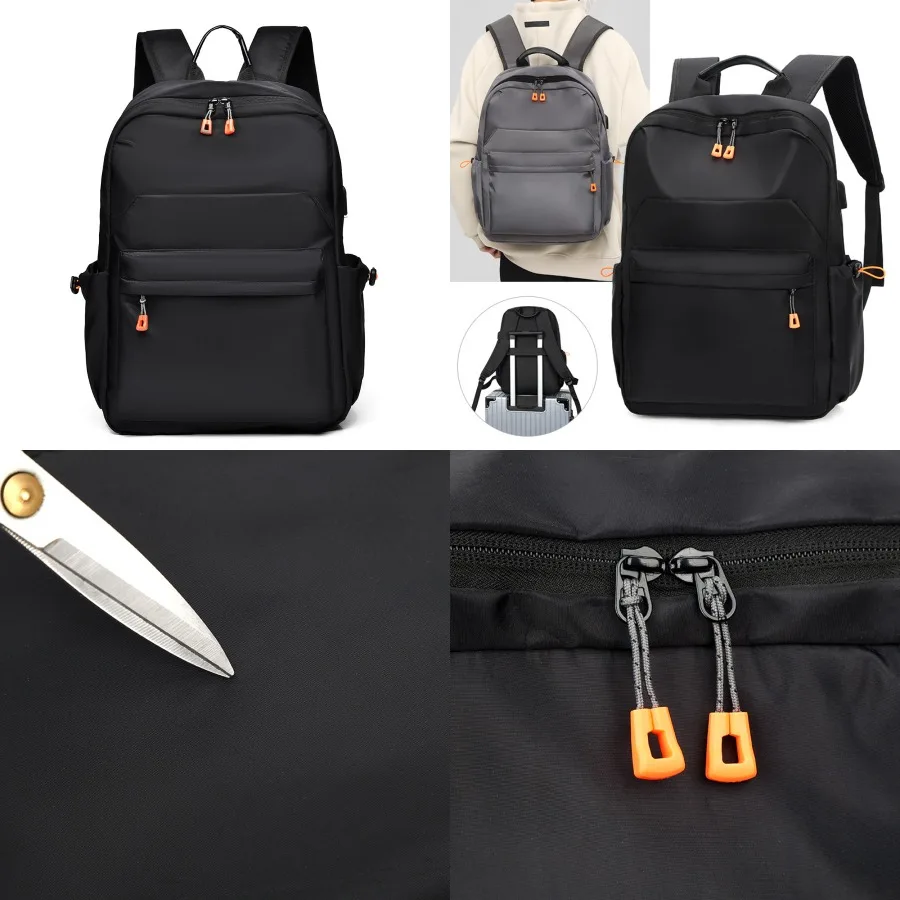 

【Новый стиль】- новый многофункциональный повседневный рюкзак большой вместимости, модный школьный рюкзак для студентов, мужские и женские сумки для ноутбуков.