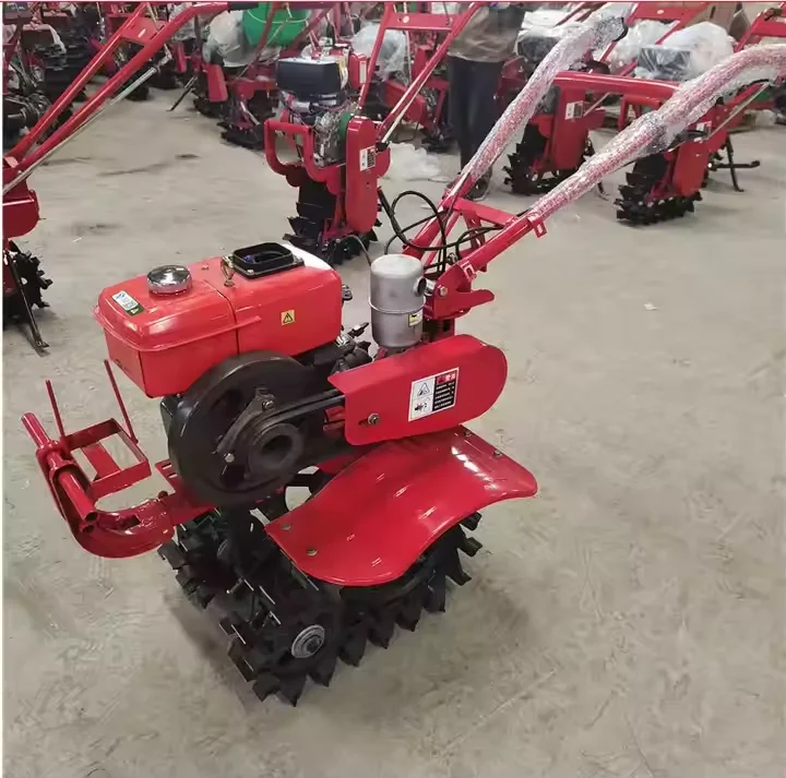 High Power Small Scale Agricultural Hand Push Rotary Tiller Micro Cultivator for Farm Garden Field Work