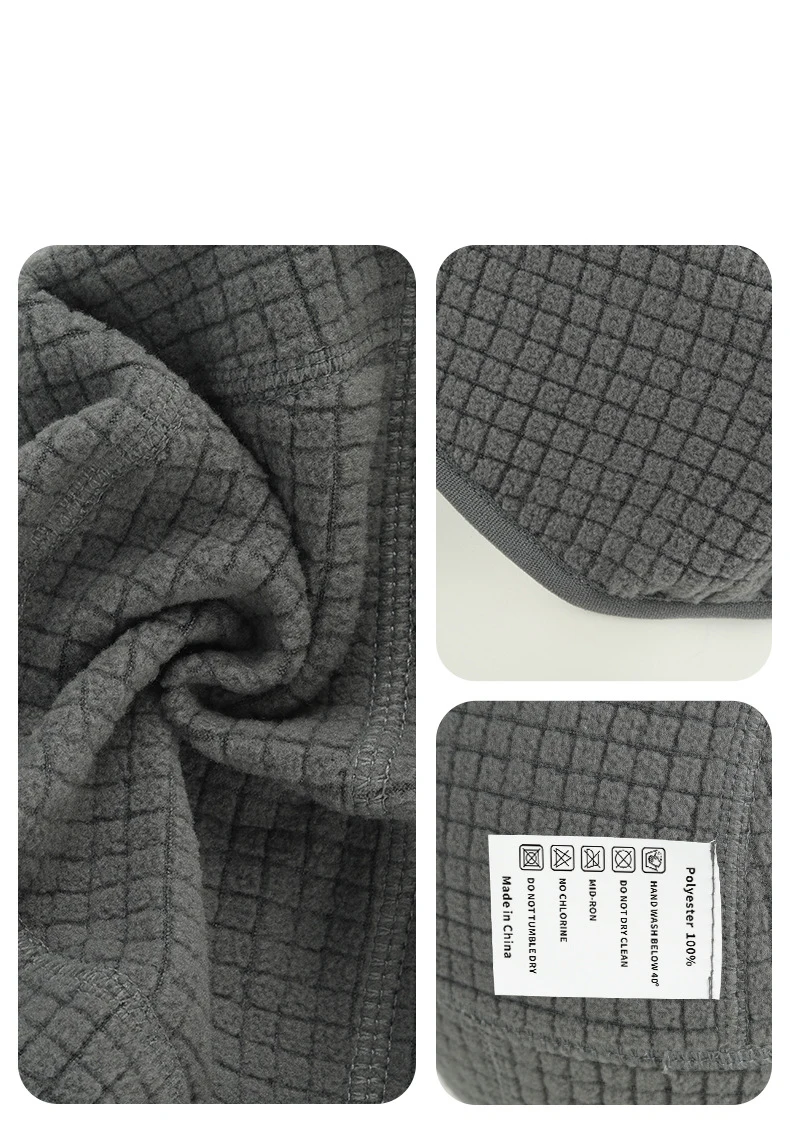 Fahrrad-Ohrenklappenmütze, Outdoor-Unisex-Mütze aus Gitterfleece, Thermomütze, Herbst-Winter, dehnbar, Ski-Helm-Innenfutter, winddichte Mütze – Detail 8
