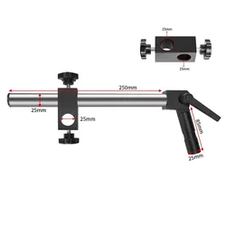 Adjustable Universal Arm 25mm 32mm Diameter Connector For 25mm 32mm Diameter Pillar for Stereo Microscope Video Camera Stand