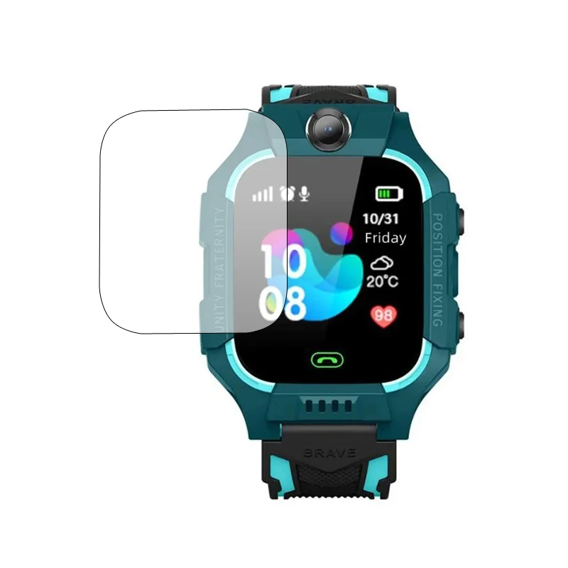 5pcs TPU Soft Smartwatch Clear Protective Film Cover Guard For Q19 Kids Smart Watch Display Screen Protector Accessories